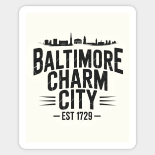 Baltimore Charm City Sticker